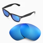 WL Polarized Ice Blue Replacemen?t Lenses For Ray-Ban Wayfarer RB2132 55mm