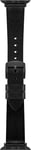 Sandstrøm Apple Watch läderarmband 38-41mm (svart)
