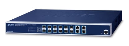 PLANET XGS-6320-12X4TR network switch Managed L3 10G Ethernet (100/1000/10000) 1U Blue