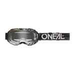 O'Neal B-10 Attack Crossglasögon Svart-Vit-Klar