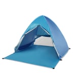 SCAYK 200 * 120 * 130cm Outdoor Automatic Instant Pop-up Portable Beach Tent Anti UV Shelter Camping Fishing Hiking Picnic fishing tent tents blackout tent camping (Color : Type 5 Blue)