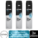Lynx XXL Ice Chill 72H Sweat Protection Anti-Perspirant Deodorant 3x250ml