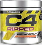 Cellucor C4 Ripped Pre-workout Tropical Punch Flavour (30 Servings) 189g EXP2025