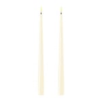 Antikljus LED Krämvit 2-pack