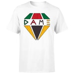 Creed DAME Diamond Logo Men's T-Shirt - White - XS