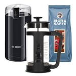 Bialetti Kaffepress Inkl. Bosch Kaffekvarn & 1kg Kaffe
