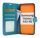 Crazy Horse Wallet Samsung Galaxy A53 5G (A536B) (Turkos)