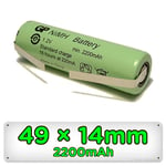 Rechargeable Toothbrush Replacement Battery for Braun Oral-B 49mm x 14mm Ni-MH