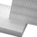 Vhbw - Kit de filtresfiltre à pollen pour Bosch Exclusiv WTL150 WTL150NL/01, WTL150 WTL150NL/02 sèche-linge filtre de rechange