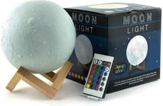 Robetoy 3D LED-lampa Måne 15 cm