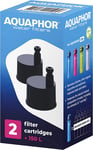 AQUAPHOR City Bottle Filter Pack X 2 | Filters Chlorine & Impurities | Stay Hydr