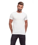 Hugo Boss Mens Short Sleeve T-shirt in White Cotton - Size 2XL