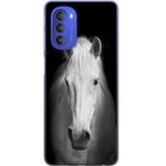 Motorola Moto G51 5G Transparent Mobilskal Häst
