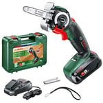 Bosch Home and Garden NanoBlade Cordless Saw AdvancedCut 18 (1x battery, NanoBlade technology, 18 volt system, in carrying case)