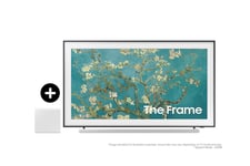 Samsung 2023 85” The Frame QLED 4K HDR Smart TV with S801B Lifestyle Ultra Slim Soundbar in White (F-85LS03B801B)