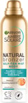 Garnier Ambre Solaire Natural Bronzer Quick Drying Body Self Tan Mist, Medium, &