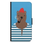 Bjornberry Plånboksfodral OnePlus 6 - Hipster Björn