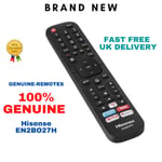 100% Genuine Hisense EN2BO27H Remote Control For Smart LED TV's NETFLIX F.PLAY