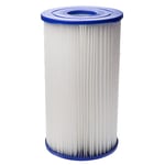 vhbw Cartouche filtrante remplacement pour Intex B pour piscine pompe de filtration - Filtre à eau, blanc / bleu