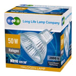 6 x MR16 50w Halogen Light Bulbs 12v Low Voltage GU5.3