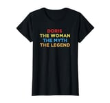 Doris The Woman The Myth The Legend Vintage Sunset T-Shirt