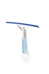 Addis Cleaner Raclette, Rondelle, Verre Outil de Nettoyage d'essuie-Glace avec Vaporisateur pour la Maison, fenêtre de Voiture, Blanc Bleu, 1