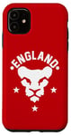 Coque pour iPhone 11 Ballon de football Euro Lioness Stars d'Angleterre