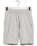 Gant Original Teen Boy Sweat Shorts JR Light Grey Melange (Storlek 158/164)