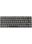 HP I Keyboard BL W/PT STK 14 FR - Bærbart tastatur - til utskifting