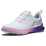 FootJoy Femme Fj Fuel Sport Chaussures de Golf, Blanc, Violet, Rose, 37.5 EU
