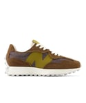 New Balance Mens 327 Warped Trainers in Brown Suede - Size UK 7.5