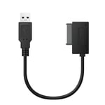 7+6 13pin Slim Sata till Usb Cd Dvd Rom optisk drivenhet kabeladapterkonverter Default
