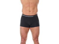 Brubeck BX10430 Men's boxer shorts COMFORT WOOL graphite S