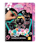 Lisciani - GABBY ET LA MAISON MAGIQUE - Carnet Dessins à Gratter A-MEOW-ZING Pour Enfants dès 4 Ans - 44 pages avec Stylo - Apprendre à Dessiner - Coloriage Enfant - Idée Cadeau Gabby's Dollhouse