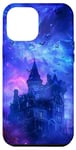 Coque pour iPhone 13 Pro Max Foreboding Haunted House Sky Tourbillons Gothiques Chauves-souris
