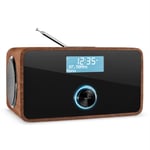DABStep DAB/DAB+ Radio numérique Bluetooth FM RDS réveil -marron