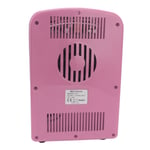 (Pink) Mini Fridge 4L Portable Cooler And Warmer Personal Makeup