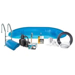 Swim & Fun Poolpaket Steel Oval 120 cm Djup 2792S