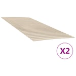 vidaXL Ribbotten med 48 ribbor 2 st 90x200 cm 3203725