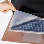 Tangentbordsöverdrag Transparent Film Universellt Kompatibelt med 15-17 Tums Laptop, Notebook, Netbook, Chromebook (Transparent)