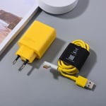 Câble d'ajout de charge EU jaune-Adaptateur secteur SnapType C pour Xiaomi, chargeur rapide 67W, câble pour X