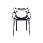 Kartell - Masters Chair 5864, Titanium - Grå - Matstolar - Plast