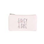 Jewelcity Dam / Daisy Love Small Flat Makeup Bag One Size Rosa