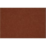 Hobbyfilt, ark 42x60 cm, tjocklek 3 mm, brun, 1 ark