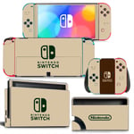 Kit De Autocollants Skin Decal Pour Switch Oled Game Console Full Body Gradient, T1tn-Nsoled-0499