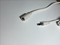 WHITE Extension Power Cable Lead for Facebook Portal Mini White 8" DT90GB