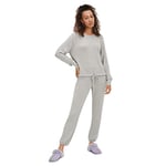 UGG Women's Gable Pajama Set, Grey Heather, S