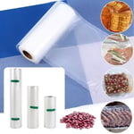 Vacuum Food Sealer Roll Bags Saver Seal Storage Heat Craystal 28*500cm