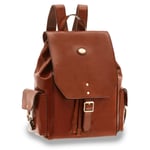 The Bridge Backpack Story Line Brown Leather 06351001-14