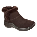 Skechers (GAR144250) Womens On-The-GO Midtown Plush Ankle Boot in Chocolate 3-8